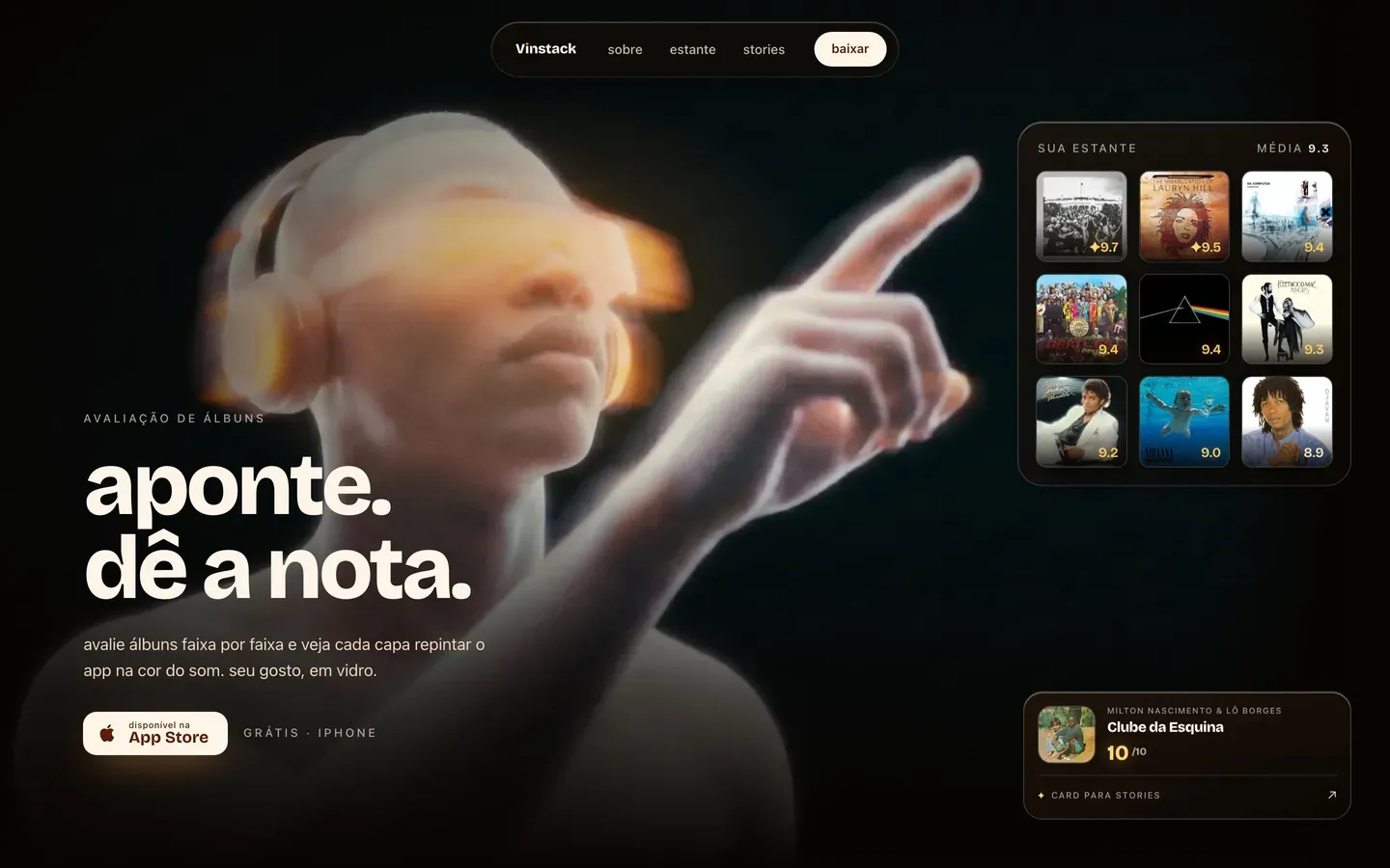 Site do Vinstack